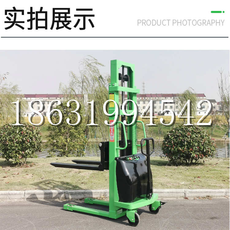 唐河县电动叉车堆高车液压铲车电瓶1吨2吨站驾步行式小型全自动叉车
